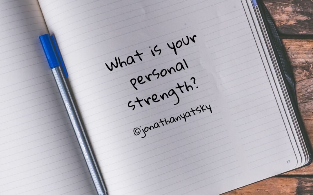 Personal strength journal entry